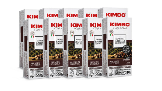 Kimbo Barista Ristretto Aluminium Nespresso Compatible Capsules 10x55g