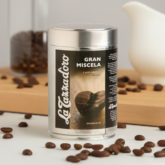 La Tazza D'Oro Gran Miscela Beans - Tin 250g