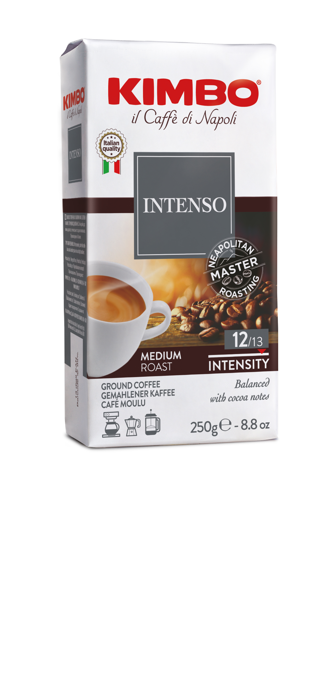 Kimbo Intenso Ground Coffee 250g